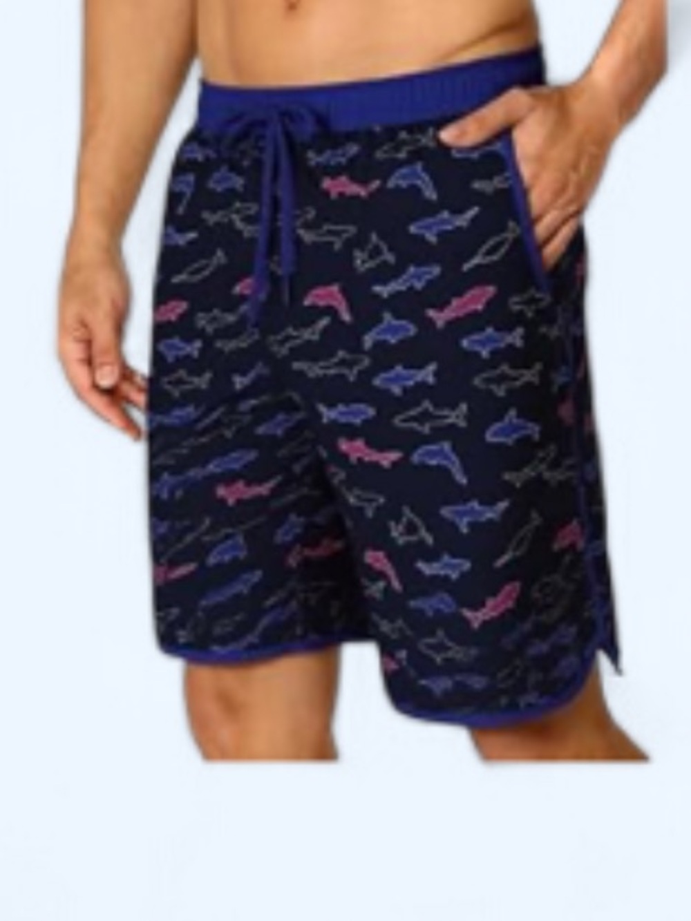 Swim Shorts with Shark Print size XL Swim Trunks